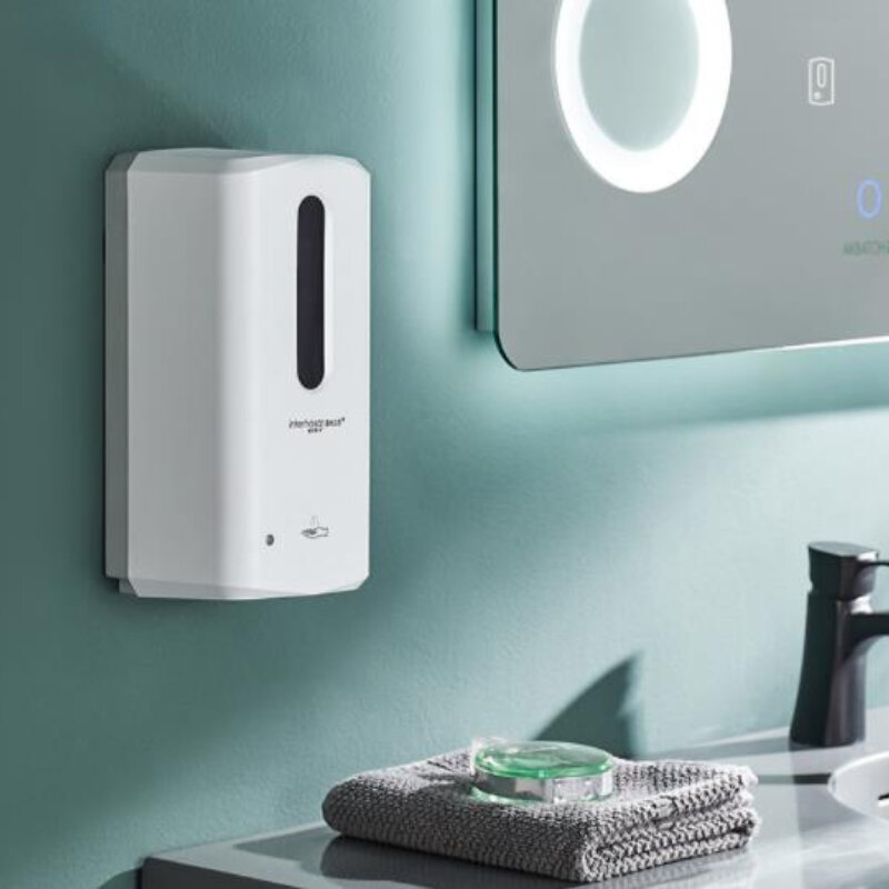 Induction Foam Hand Washer Sanitizer Machine Wall-mounted Punch-free Bathroom Intelligent Automatic Sensor Foamer Soap Box