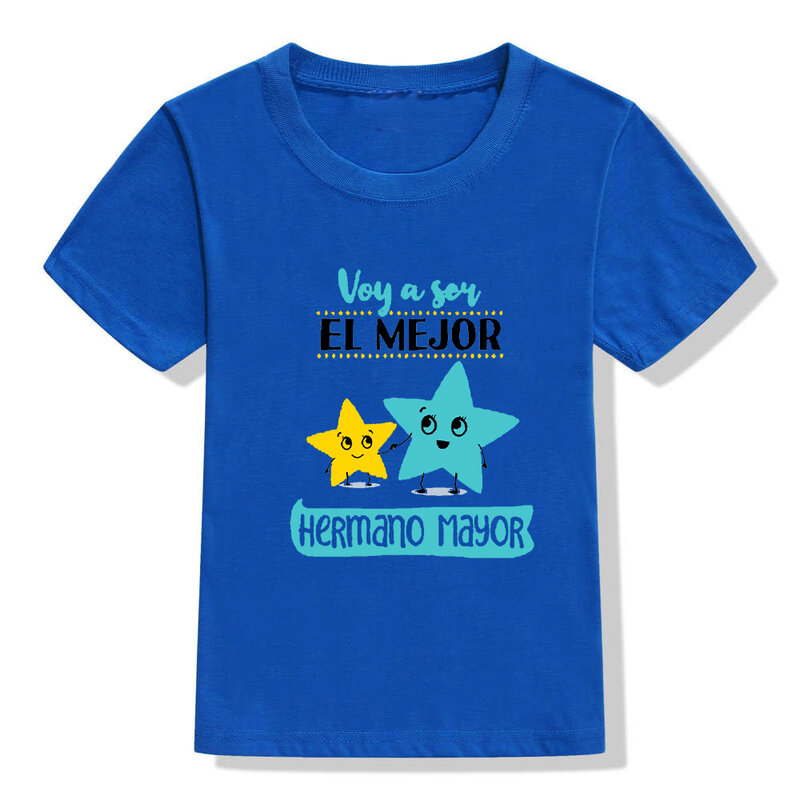 Im Will To Be The Best Big Sister Kids T-shirt Lengan Pendek untuk 1-8 Tahun Kaus Balita Baru Lahir Kaus Pengumuman Kehamilan