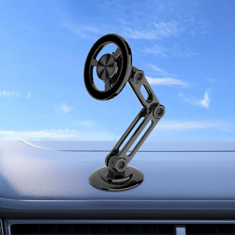 Handy halter langlebig 360 Grad Drehung kompakt verstellbar universell magnetisch Auto halterung Autozubehör für Armaturen brett
