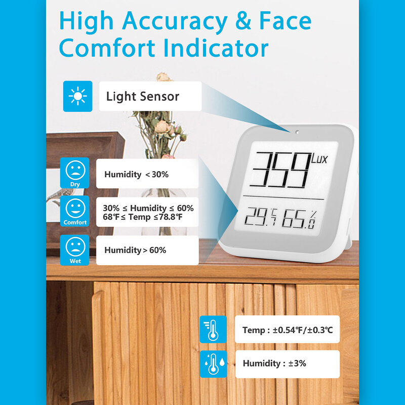 Tuya ZigBee Digital Wifi Temperatur messer Regler Thermometer Hygrometer Feuchtigkeit sensor Gewächshaus Weinkeller