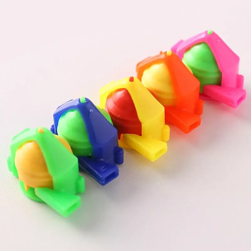 5 sztuk gwizdek bączek zabawki dmuchanie obrót ciśnienie Gyro dorosłych dziecko Stress Relief pulpit Spinner dzieci nowość Puzzle zabawki