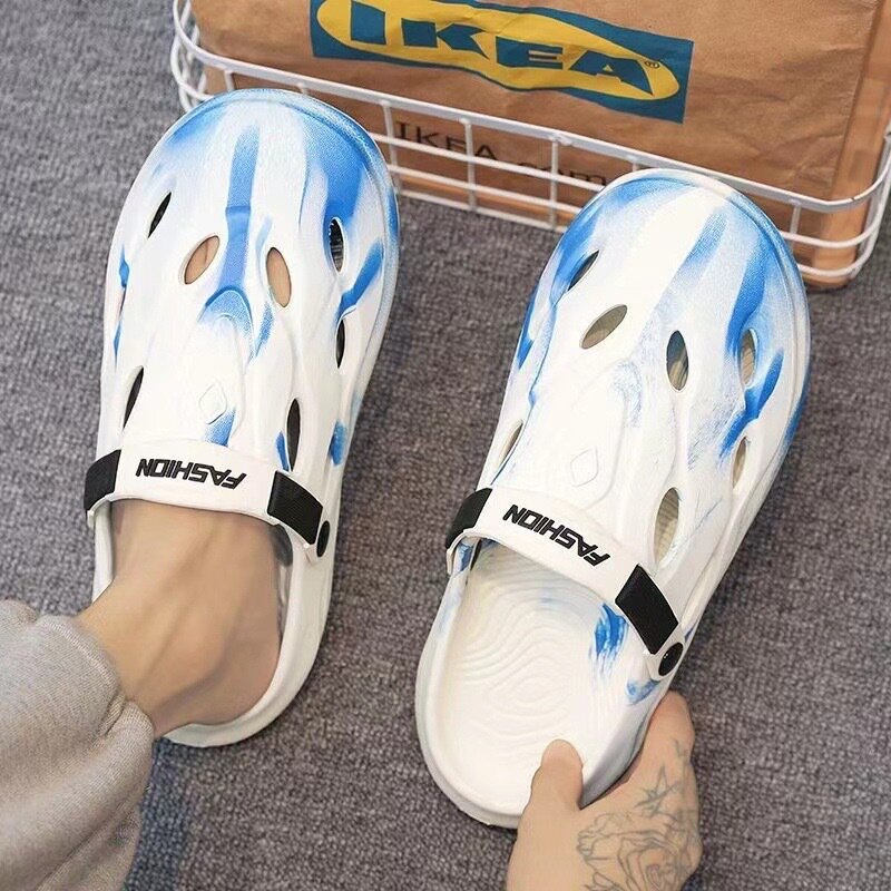 Summer Men's Sneakers Fashion Men's Slippers Outdoor Women's Sports Eva Shoes Men's Outdoor Slippers Soft Home Beach Slippers