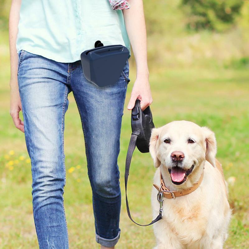 Bolsa de silicona para adiestramiento de perros, bolsa de tratamiento para entrenamiento de mascotas, soporte sin olor, suministros para mascotas