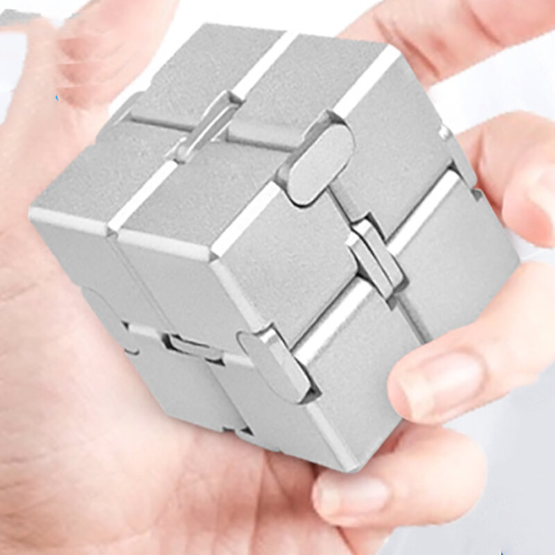 Magic Cube ความเครียดบรรเทาของเล่น Infinity Cube แบบพกพาของเล่นเพื่อการศึกษา Decompresses Relax ของเล่นเด็กวันเกิดของขวัญ