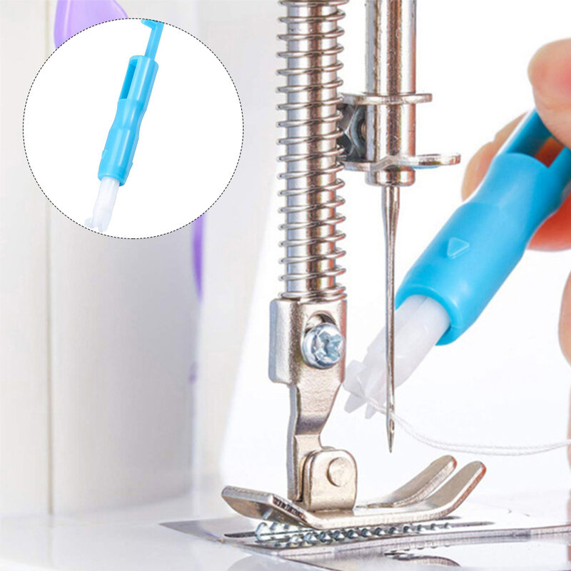 Enhebrador de agujas para máquina de coser, herramienta de inserción de puntada, enhebrador automático para la mayoría de las máquinas de coser multiusos