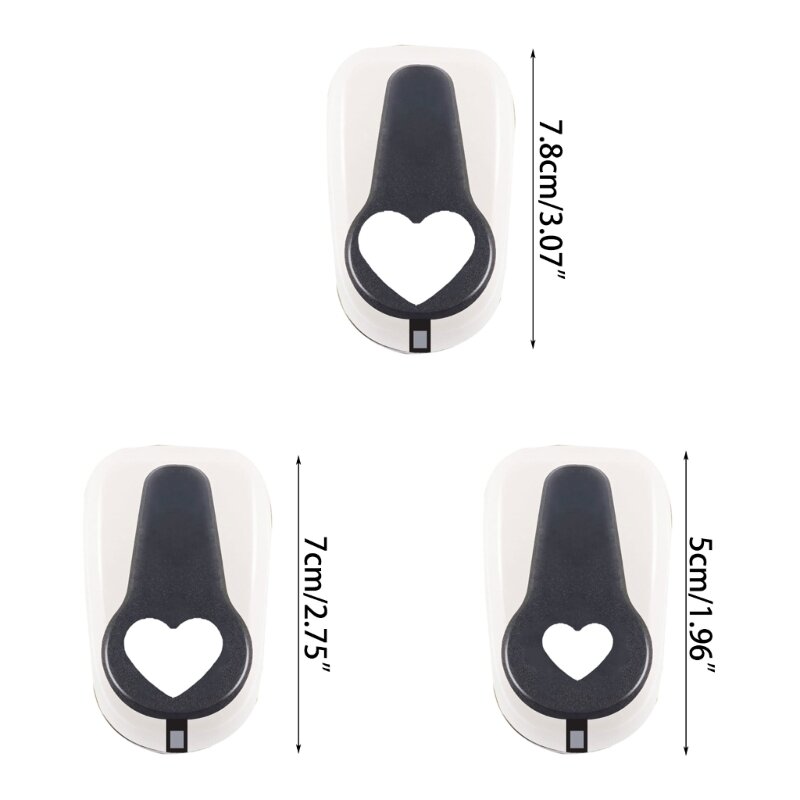 Heart Hole Single Hole Craft Puncher for DIY Invitation Card Making