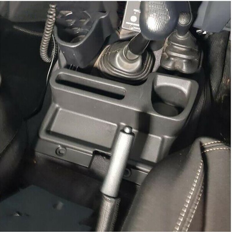 صندوق تخزين مسند ذراع السيارة مع صينية USB ، إدراج والعتاد ، حامل كوب الماء لتويوتا لاند كروزر LC70 LC71 LC76 LC77 LC79