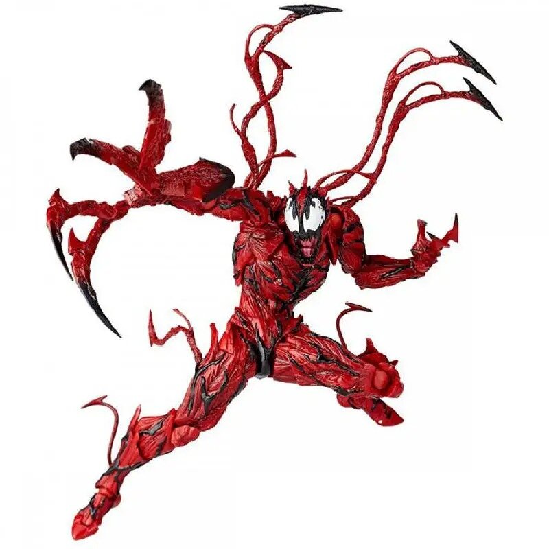 Film Marvel Super Hero Venom Carnage Figure mainan Model karakter menakjubkan Spider-Man bergerak Cosplay pembantaian hadiah ulang tahun Natal
