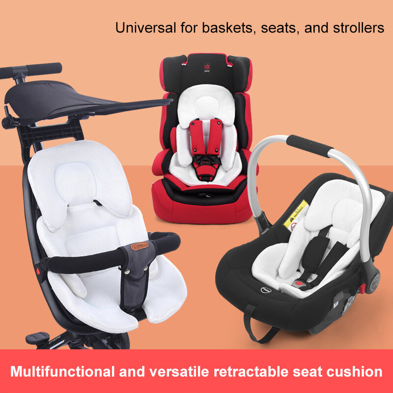 Coussin de siège de poussette pour bébé, Protection de siège de sécurité de voiture, coussin intérieur multifonctionnel rétractable, nouvel arrivage