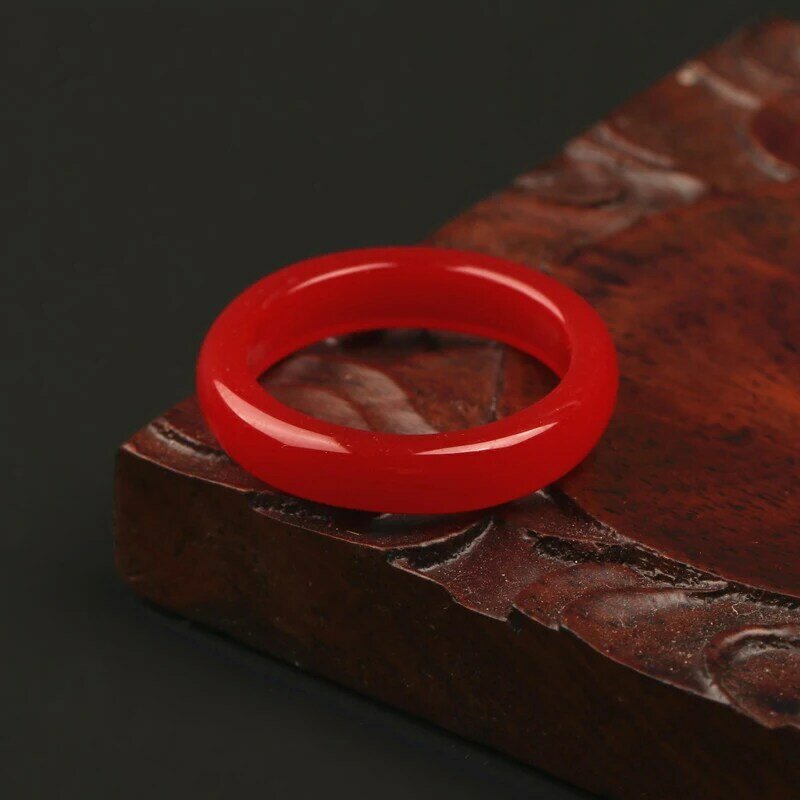 Anello d'imitazione anello da corsa numerico ciondolo ciondolo anello accessori nappa con perline