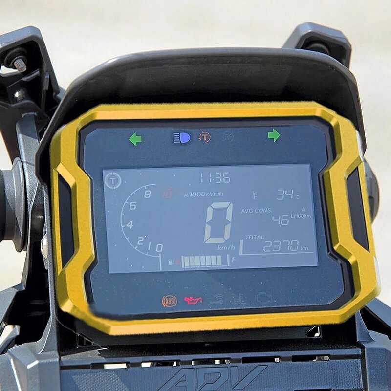 For Honda ADV 350 Adv350 2022 2023 Motorcycle Accessories Aluminum Instrument Surround Meter Frame Screen Protection Cover