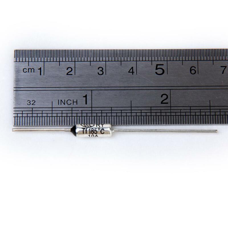 Fusibles térmicos de temperatura de Metal para olla arrocera, 5 piezas, 250V, 10 ℃