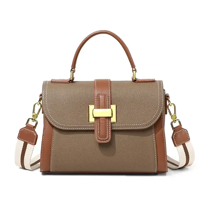 女性のための快適な革のハンドバッグ,女性のためのファッショナブルなショルダーバッグ,用途の広いハンドバッグ