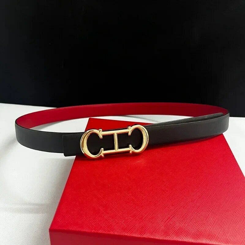 Cinturon de lujo de marca famosa para mujer, Cinturon con hebilla CH, vestido de mezclilla, Cinturon vertail, 미니멀리스트