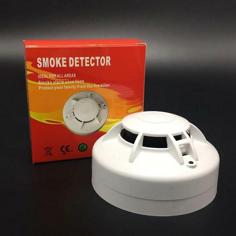 Fire Alert Instant Warning Fire Detectors For Home With Battery Low Warning Loud Sound Temperature Alarm Battery Life Alert