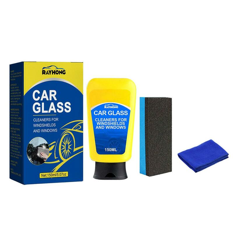 Car Glass Oil Film Remover Automobile Glass Waterproof Coating Agent Water Stain Remover Car Window Windshield Polishing Cleaner