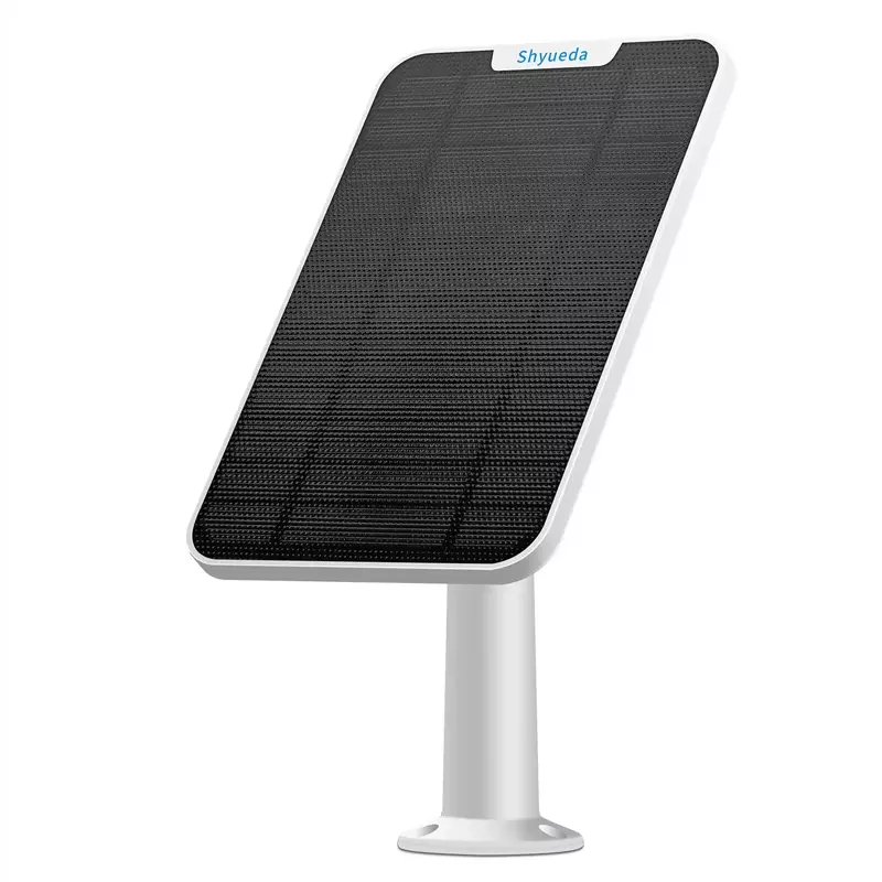 New 4W Solar Panel charging build in Battery for Blink Outdoor/Blink XT2/XT Camera cable (White)