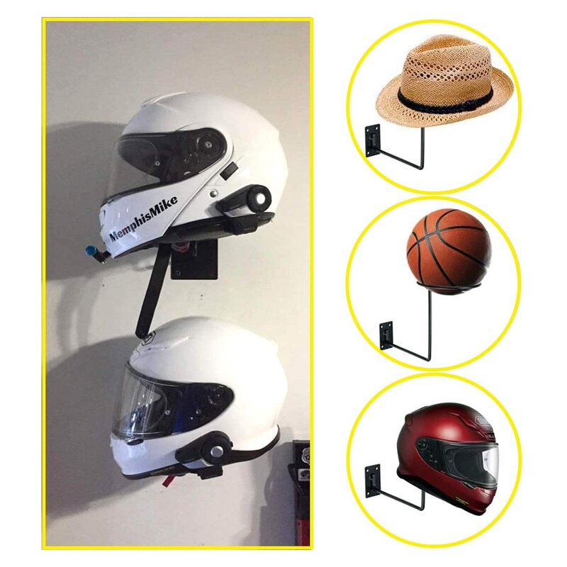 3 Stück Helm Wand halterung Motorrad Helmst änder Helm Kleiderbügel halter für Hüte Kappen Ball halter Kleiderbügel