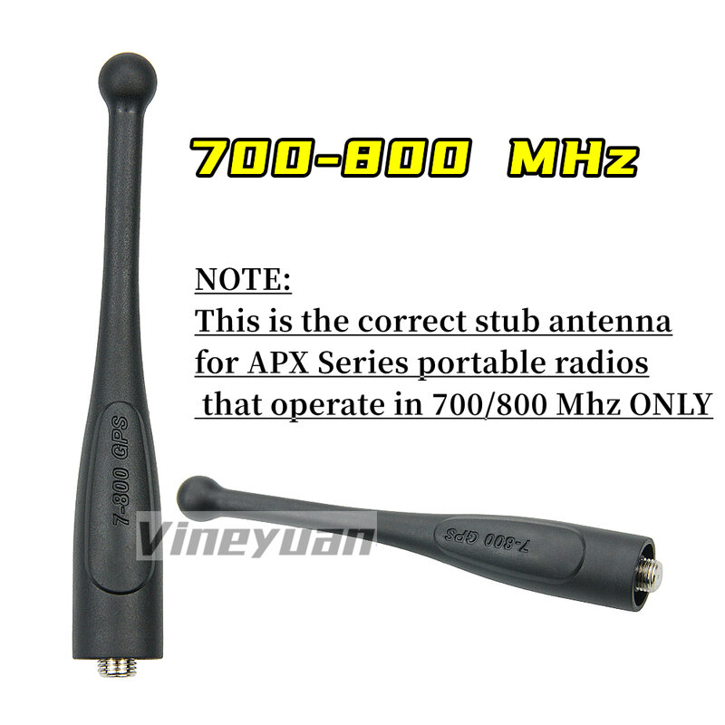 7-800 MHz Antenne mit GPS NAR6595A FÜR Motorola APX 1000 APX 4000 APX 6000 APX 6000XE APX APX 7000 8000XE Stubby Antenne