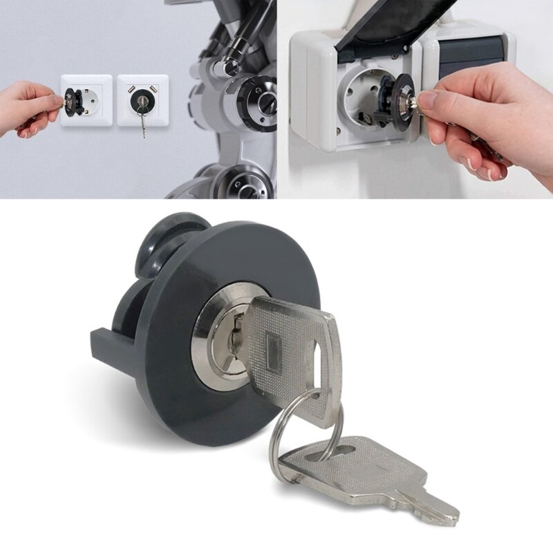 4Pcs/set Easy to Manage Socket Lock Enhances Security and Compliance 85AC