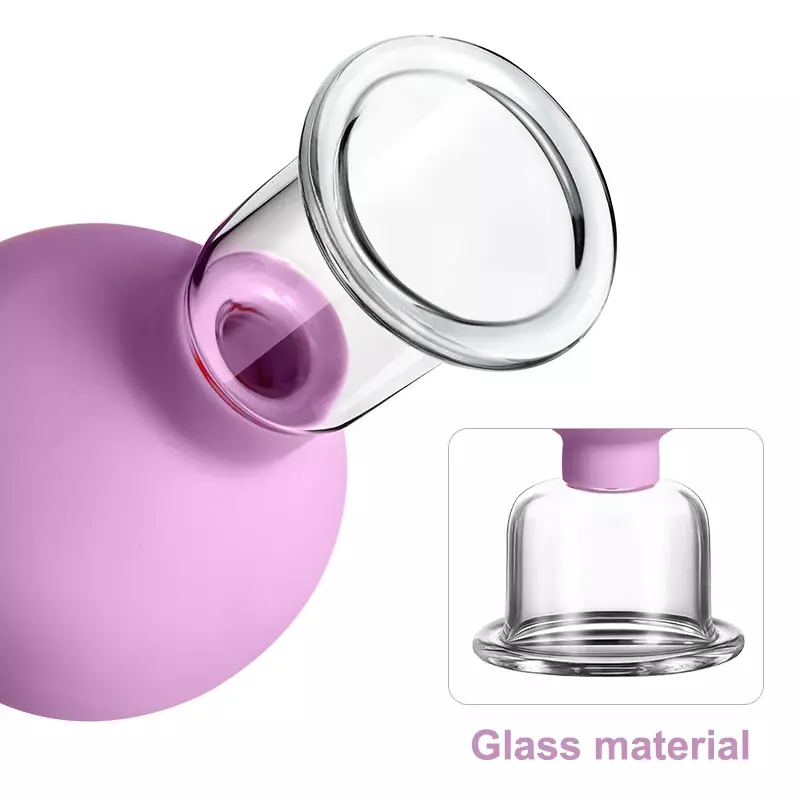 Rubber Cupping Face Massager Vacuum Eye Skin Lifting Facial Cups Anti Cellulite Jar Anti-Wrinkle Cupping Therapy Beauty Tool