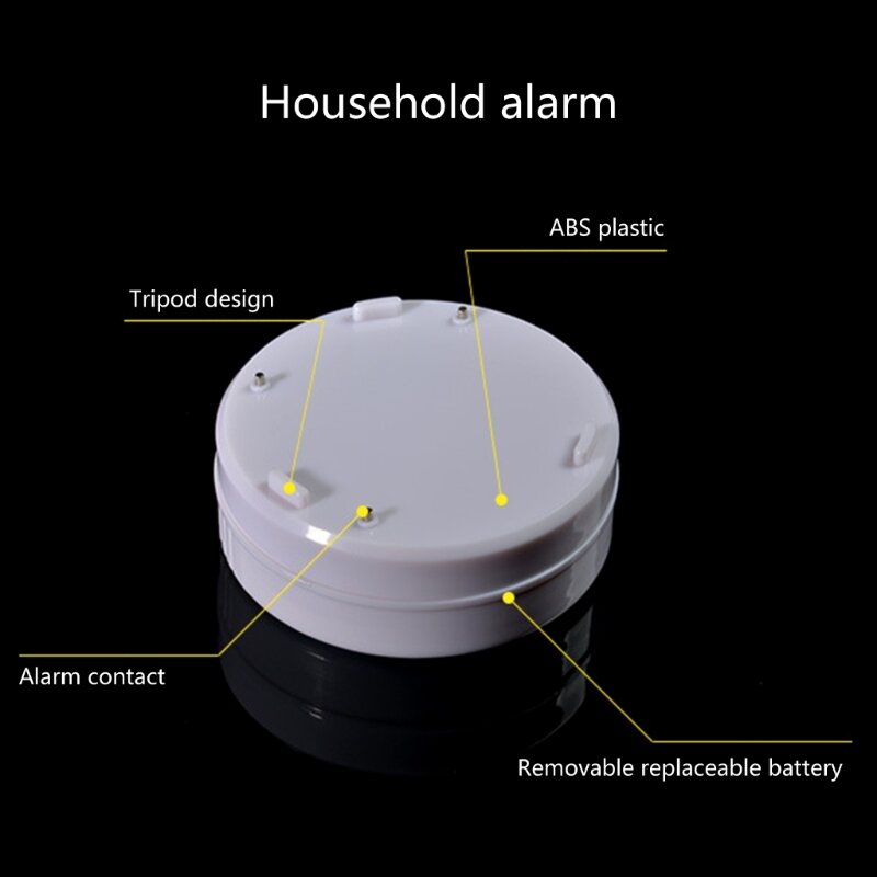 Detektor Kebocoran Air Alarm Air Air Mudah Digunakan Alarm Air Efektif untuk Kamar Mandi Dapur & Ruang Binatu