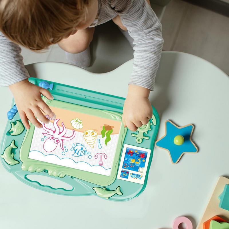 Magnet Drawing Board Writing Painting Erasable Sketch Pad Safe Educational Learning Painting Pad Sketch Pad For Birthday Easter