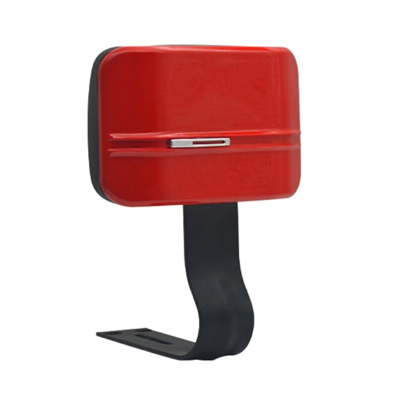 Motorcycle PU Leather Front Driver Rider Backrest Mounting