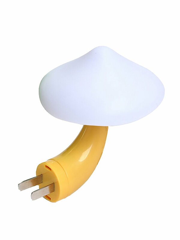 Цветной ночник в виде грибов, светодиодный ночник, фотолампа, лампа с датчиком управления, спальни, домашний декор, вилка стандарта США
