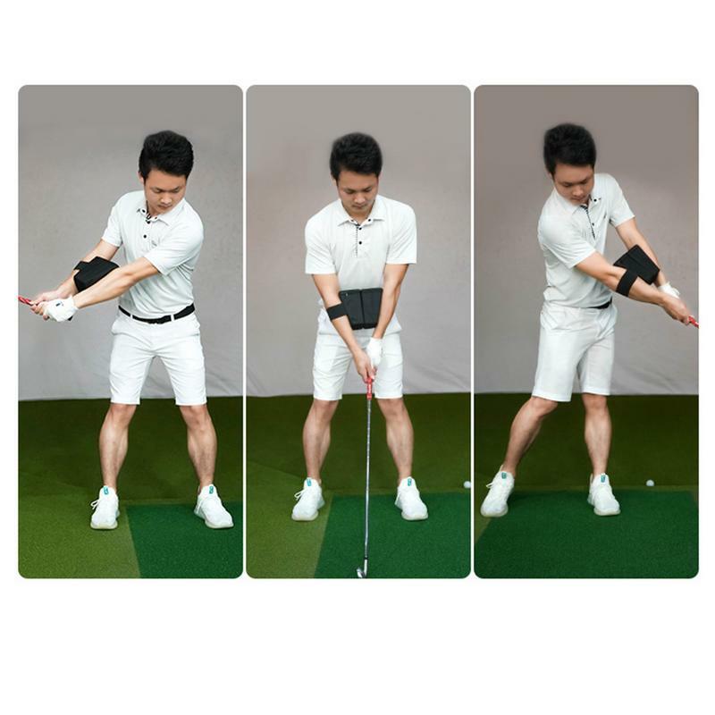 Huśtawka golfowa paskiem wokół talii rączka do kija golfowego trener obracający talię pomaga efektywny trening golfowy huśtawka pas golfowy