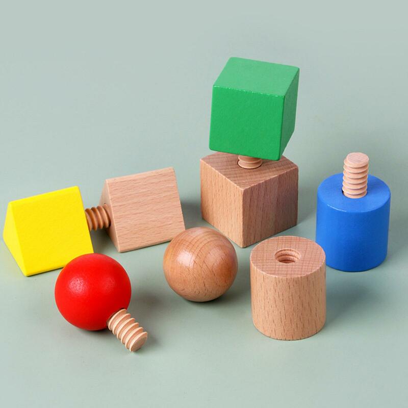 Décennie s de construction Montessori, écrou, boulons, jouets, vis de serrage pour 2 3 4 5, 8 pièces