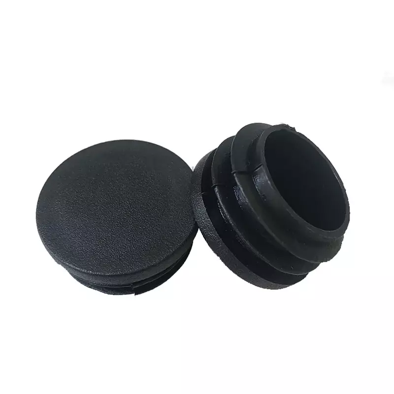 Czarna plastikowa okrągłe czapki wewnętrzna wtyczka 12mm-76mm uszczelka ochronna uszczelka przeciwpyłowa kapsle ochronne końcowa do mebli z śrubami do rur