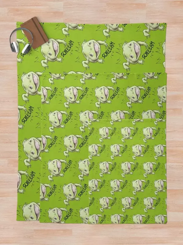 Schreiender Budgetts Frosch werfen Decken decken für Bettdecken für Sofas Decken