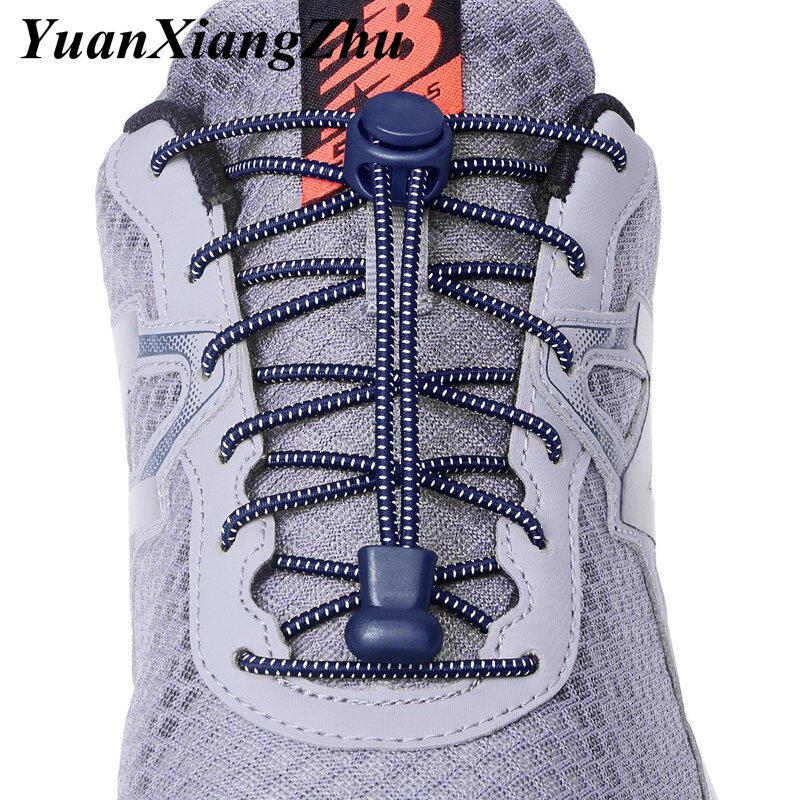 1Pair Sports Elastic Shoelaces No tie Shoe Laces Kids Adult Lazy Locking laces Shoe accessories lacets elastique chaussure