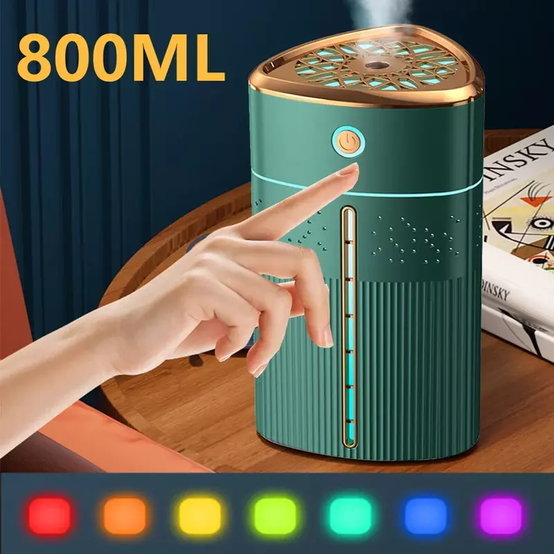 Zubehör 1000ml Luftbe feuchter mit Licht USB Aroma Diffusor für zu Hause Duft Diffusor Öle Diffusor 7 Farbe Lichter
