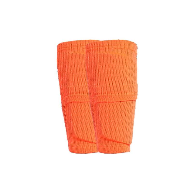 1 paio di calzini parastinchi da calcio protezione per le gambe elastico con protezione tascabile calzini da allenamento sport comoda copertura Breat