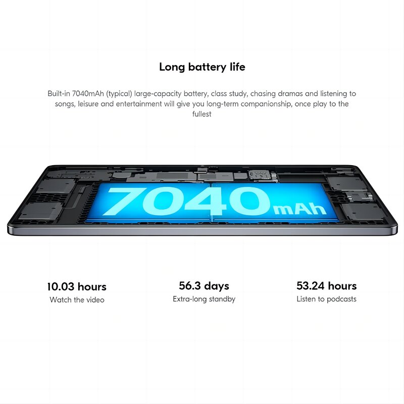 Планшет Lenovo Xiaoxin Pad 2024, 8 + 128 ГБ, Snapdragon 685 восемь ядер, экран 11 дюймов, GPS, Wi-Fi, Android