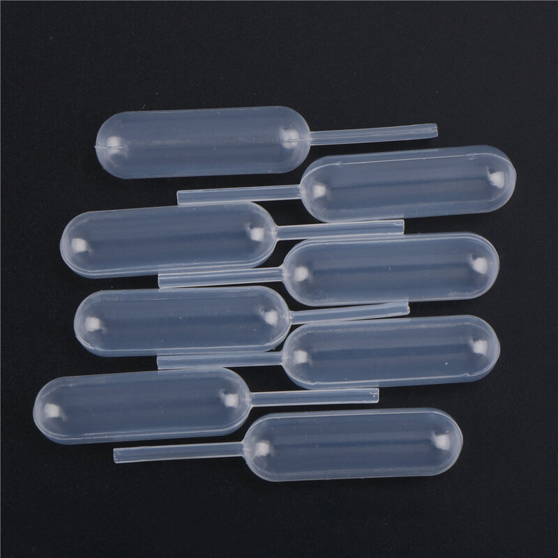 100pcs 4ml Sauce Droppers For Cupcakes Ice Cream Sauce Ketchup Pastries Macaron Stuffed Dispenser Mini Squeeze Transfer Pipettes