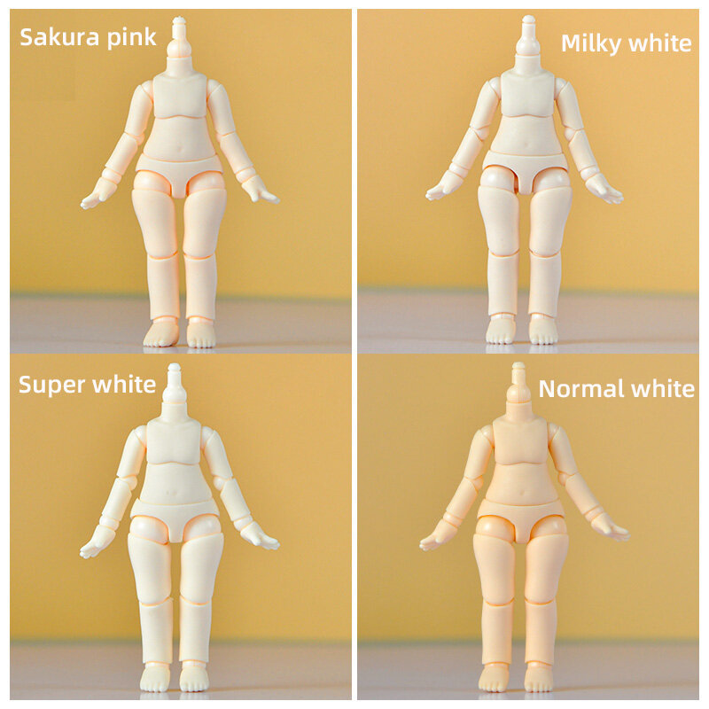 New YMY Body Joint Doll fai da te Boy girl Body per obitsu 11, GSC Head, Ob11,1/12BJD accessori per bambole giocattolo di ricambio per mano comune