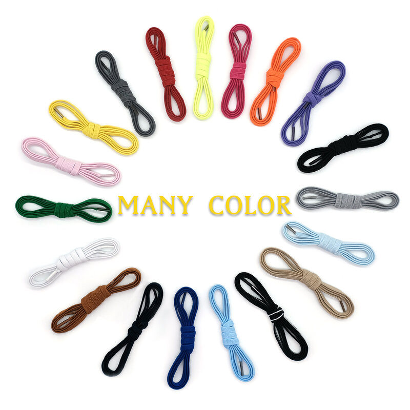 No Tie Leisure Sneakers Flat Elastic Shoelaces For Kids Adult Hiking Running Quick Safety Shoelace Lazy Laces Shoe Accessories.