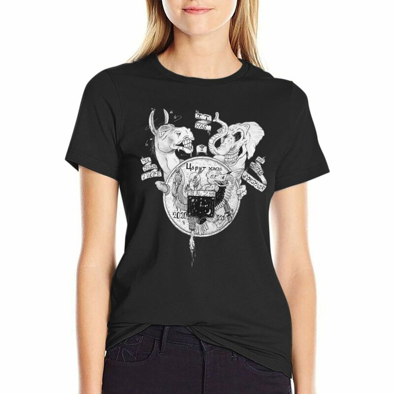 Crest of Confusion T-Shirt Blouse tees plus size tops summer tops T-shirt Women