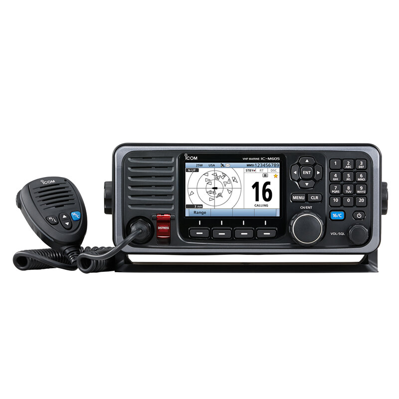راديو اتصالات Icom GPS ، راديو VHF ass راديو بحري متنقل ، ملاحة VHF AIS sdr.