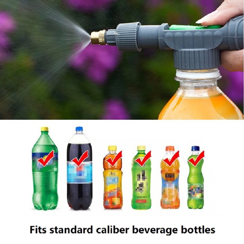 Watering Sprayer Gun Head Pressure Washers Nozzle Portable Adjustable Beverage Bottle Accessories Sprinkler Hand Tool