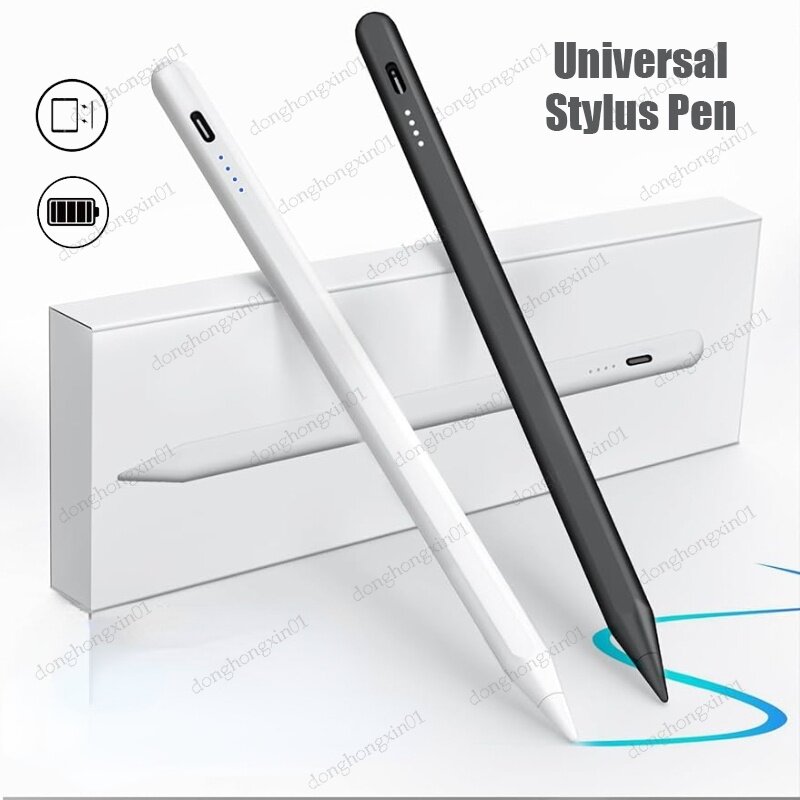 Caneta Stylus Universal com cabo de carregamento, Caneta Stylus para Samsung Galaxy Tab A9 Plus 11 A9 8.7 2023 S9 FE Plus S9 S8 Plus S7 FE A8 A7 S6 Lite