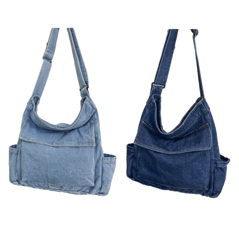 Borsa a tracolla Vintage borse a tracolla di grande capacità per borsa da scuola per studenti borsa da donna per adolescenti 517D