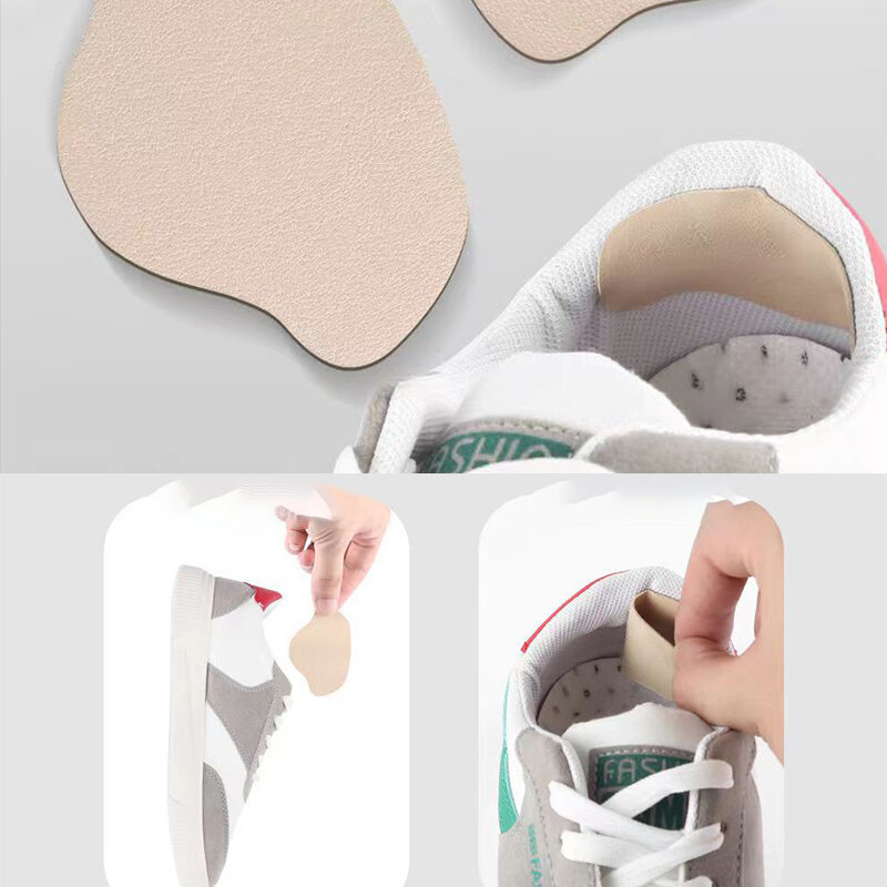 6Pcs Heel Wear Repair Allowance Self-adhesive Patches Shoe Heel Anti-wear Stickers Foot Care Pad Inserts Sneakers Heel Protector