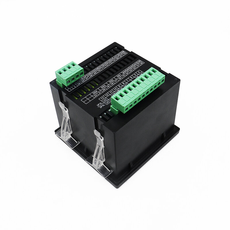 Medidor de electricidad multifuncional LED trifásico con RS485 AC220V 3P4W V A W kWh COS Hz Var, medidor de potencia con CT trifásico