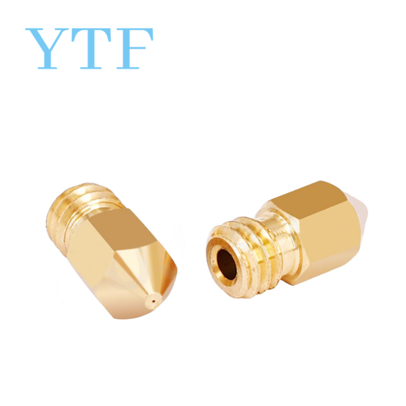 3D Printer Brass Copper Nozzle Mixed Sizes 0.2/0.3/0.4/0.5 Extruder Print Head For 1.75MM MK8