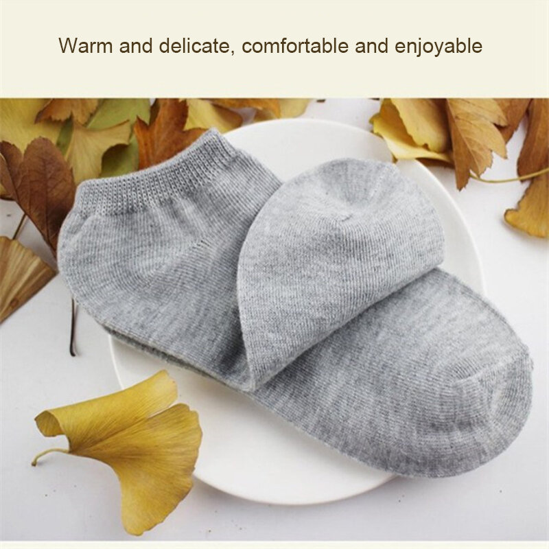 Chaussettes de dehors Respirantes et Confortables en Coton pour Femme, Accessoire de Bateau, Solides, 10 Paires