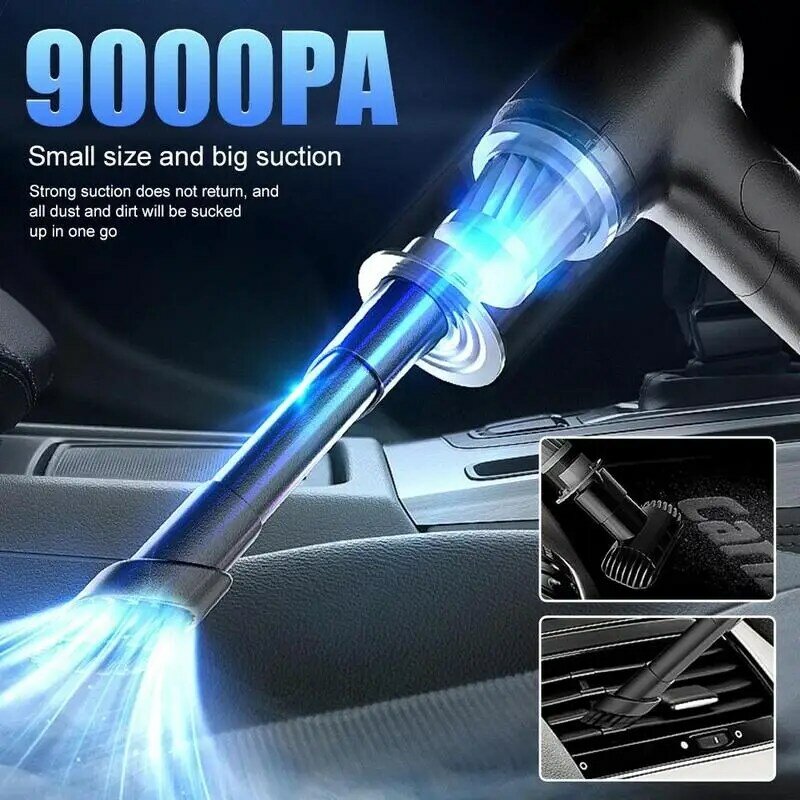 Mini Wireless Car Vacuum Cleaner Cordless Portable Handheld Foldable Vacuum Cleaner Household Cleaning Products 9000Pa Suction